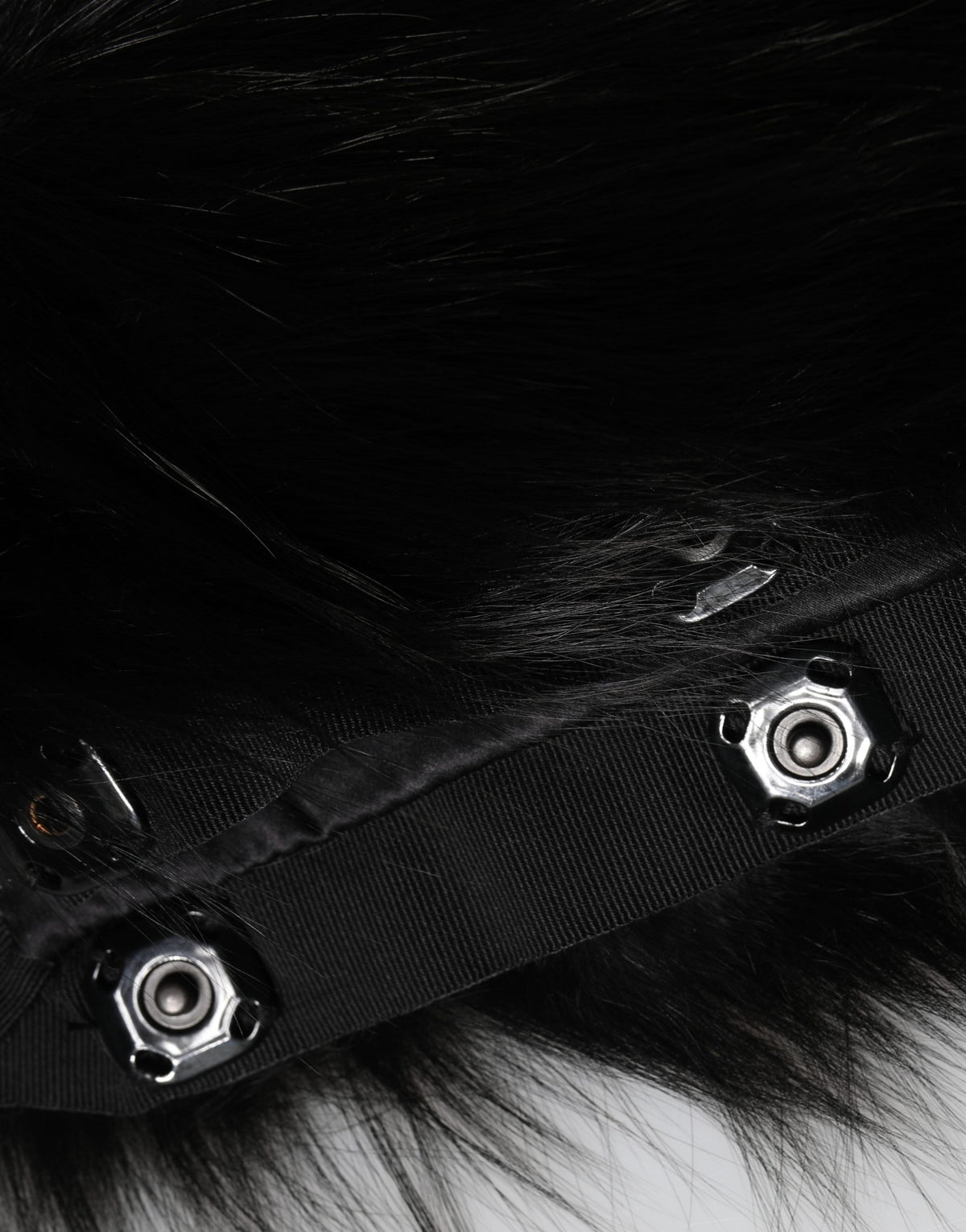 Dolce & Gabbana Black Fur Shoulder Collar Wrap Shawl Scarf - Eljoys Fashion 