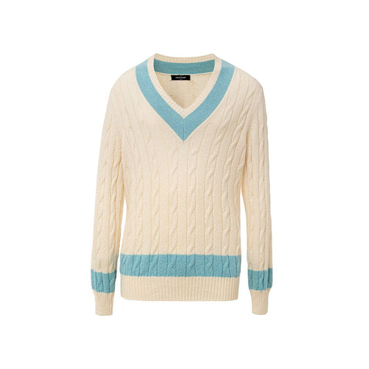 Gran Sasso White Cotton Sweatshirt