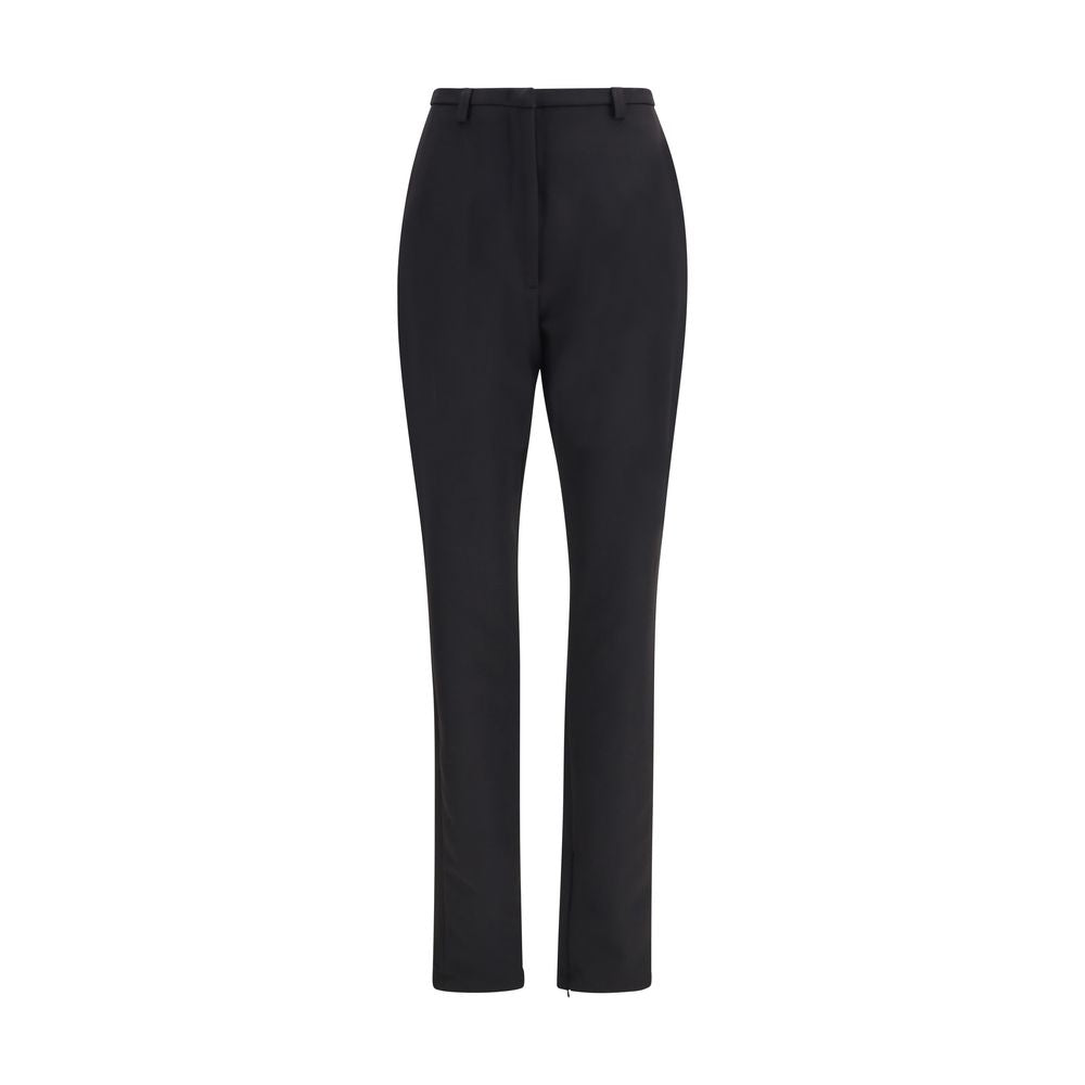 The Latest Black Polyester Skinny Pants The Latest
