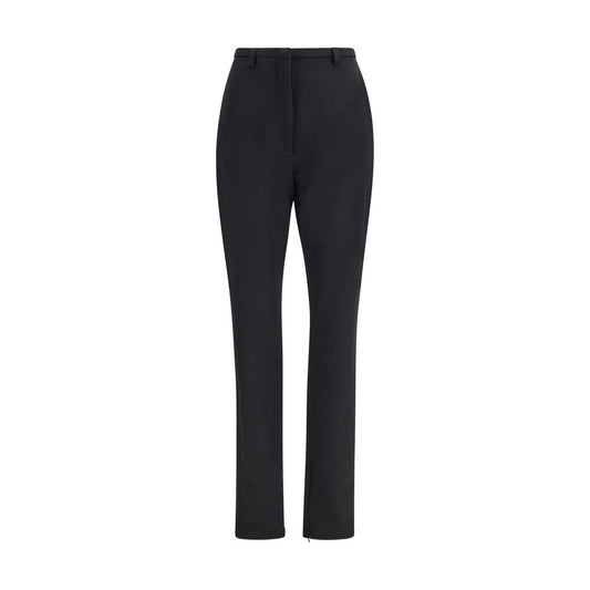 The Latest Black Polyester Skinny Pants The Latest