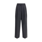 Black polyester casual pants from The Latest brand, featuring a relaxed fit and stylish design, suitable for everyday wear.
