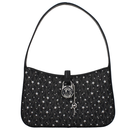 Michael Kors Black Fabric Handbag Michael Kors