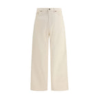 Valentino Beige Cotton Jeans Denim Valentino