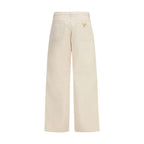 Valentino Beige Cotton Jeans Denim Valentino