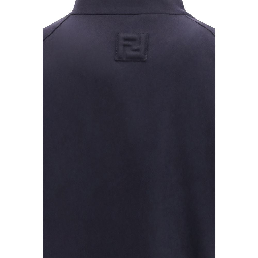 Fendi Blue Cashmere Bomber Fendi