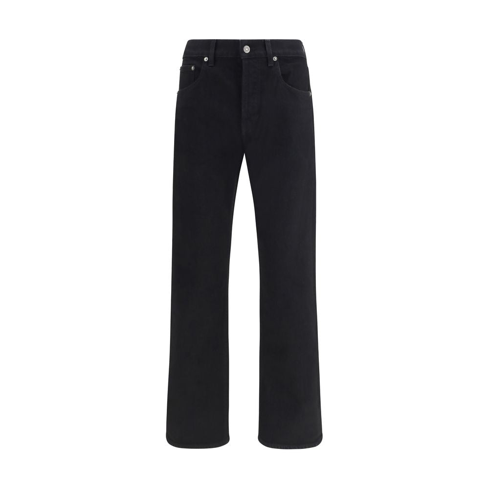 Golden Goose Black Cotton Slim Fit Jeans Golden Goose