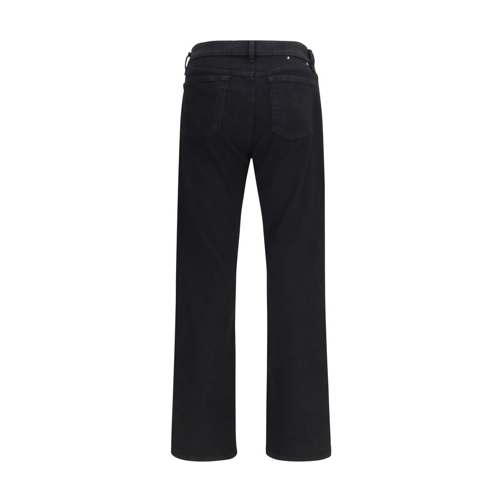 Golden Goose Black Cotton Slim Fit Jeans Golden Goose