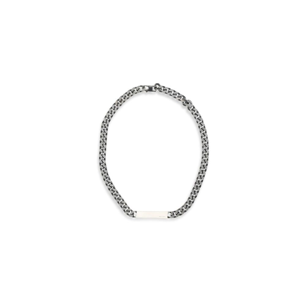 MM6 Silver Metal Necklace MM6