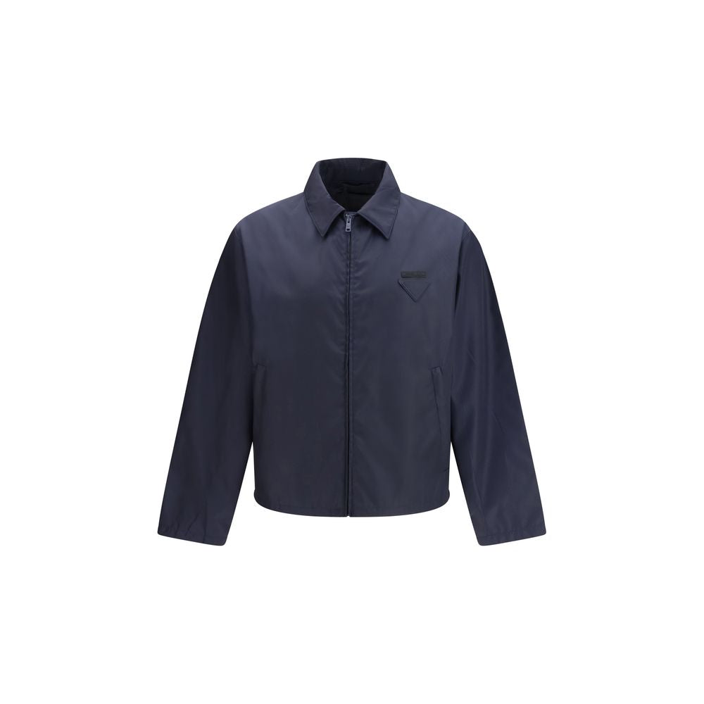Prada Blue Nylon Shell Jacket - Eljoys Fashion 