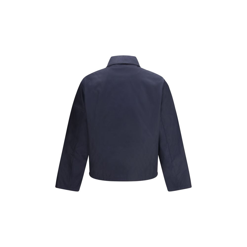 Prada Blue Nylon Shell Jacket Prada