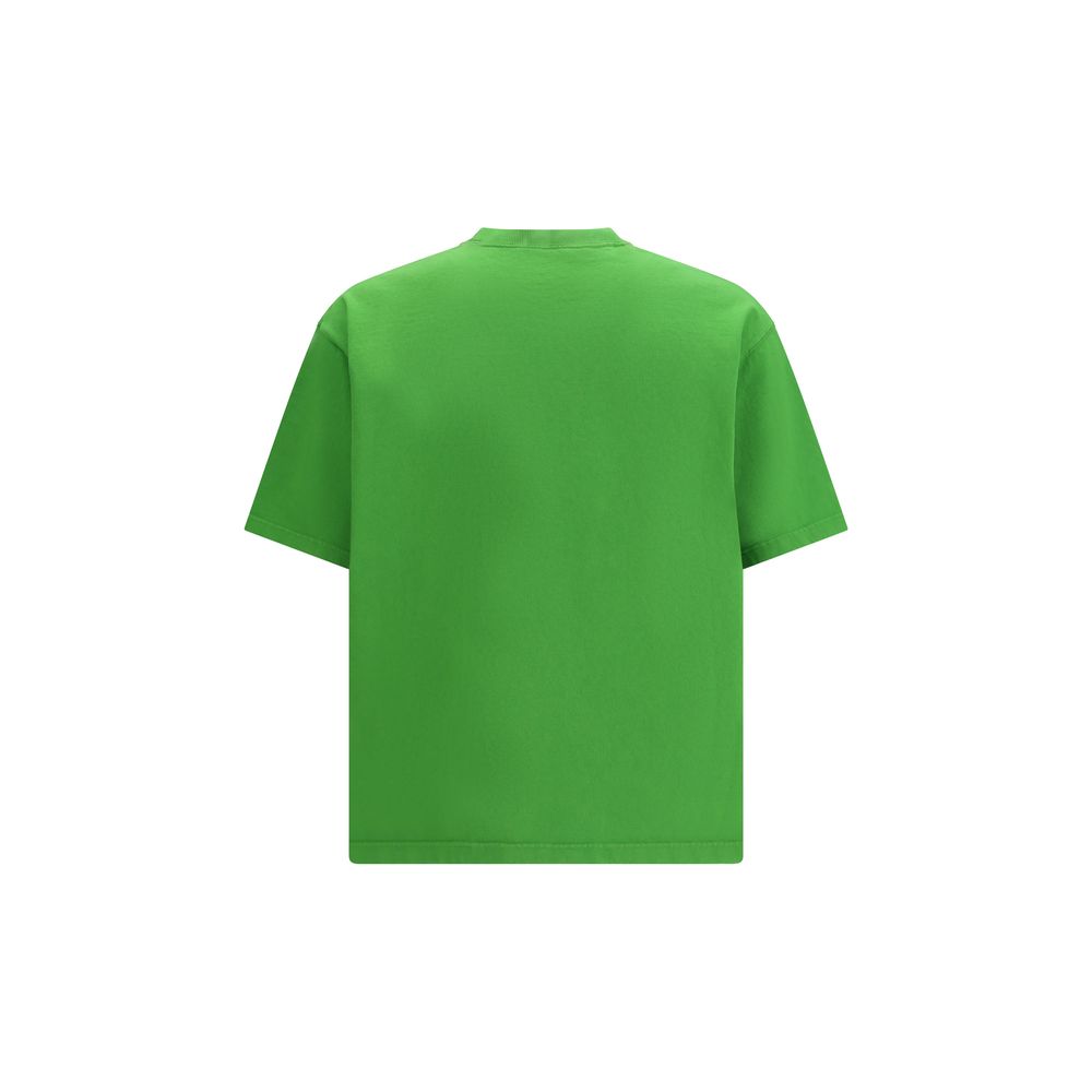 Prada Bicolor Cotton T-Shirt Prada
