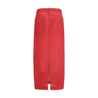 Khaite Multicolor Silk Midi Skirt Khaite