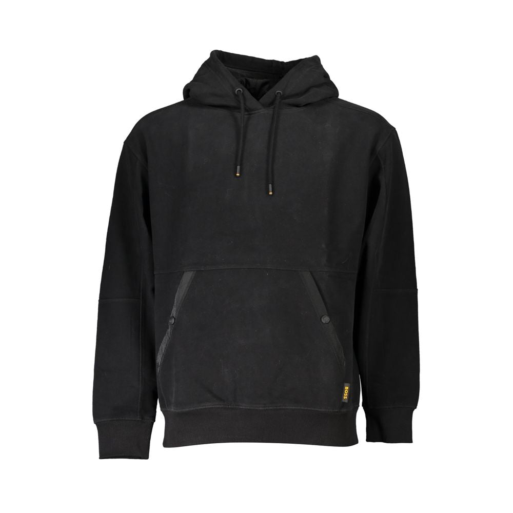Hugo Boss Black Cotton Mens Sweatshirt Hugo Boss