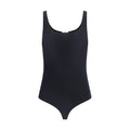 Wolford Black Cotton Bodysuit Wolford