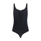 Wolford Black Cotton Bodysuit Wolford