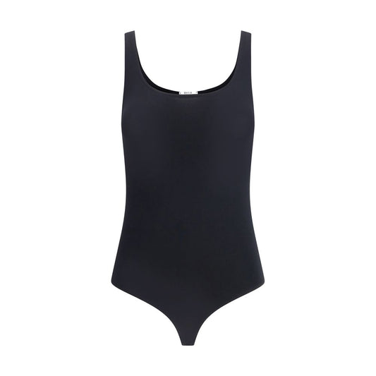 Wolford Black Cotton Bodysuit Wolford