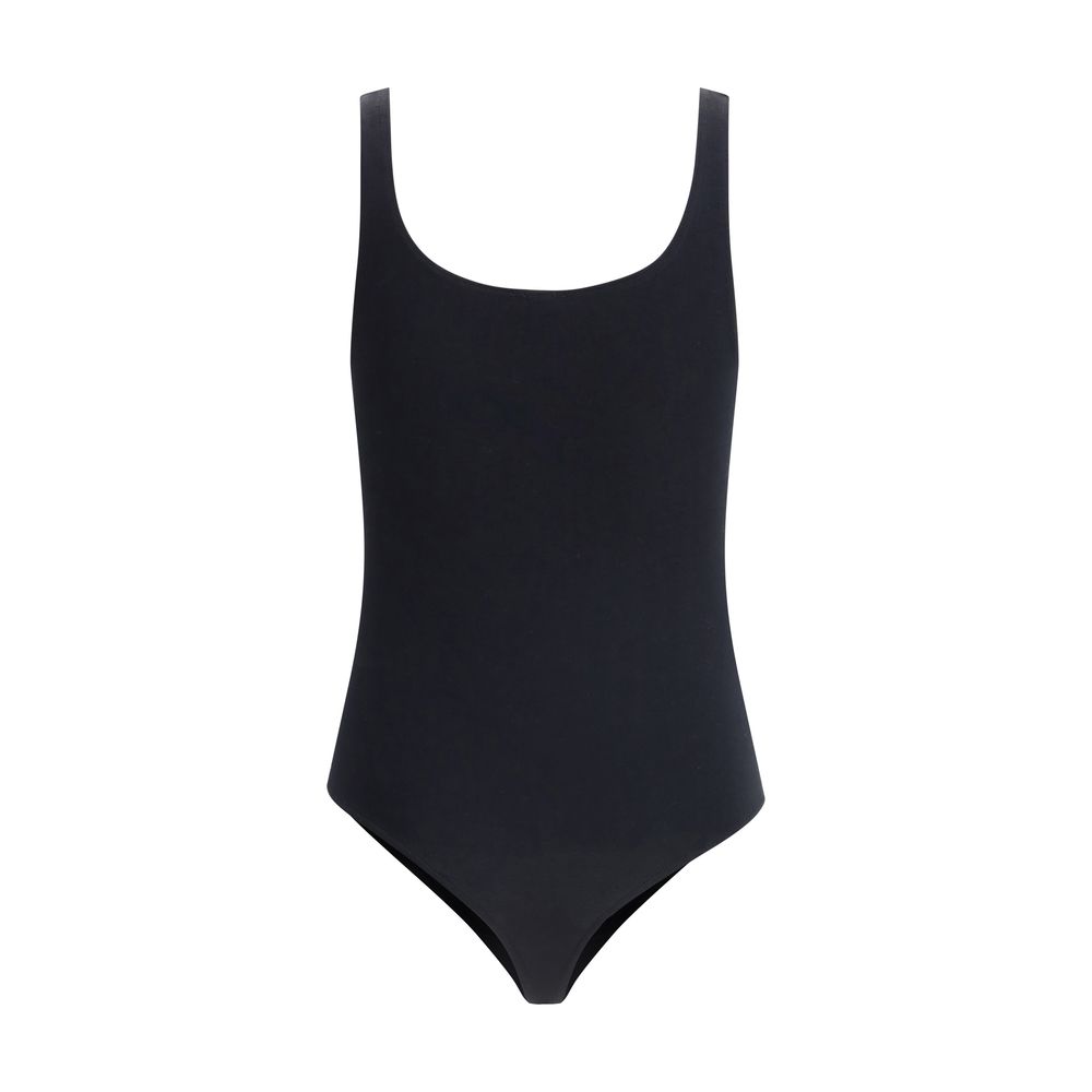Wolford Black Cotton Bodysuit Wolford