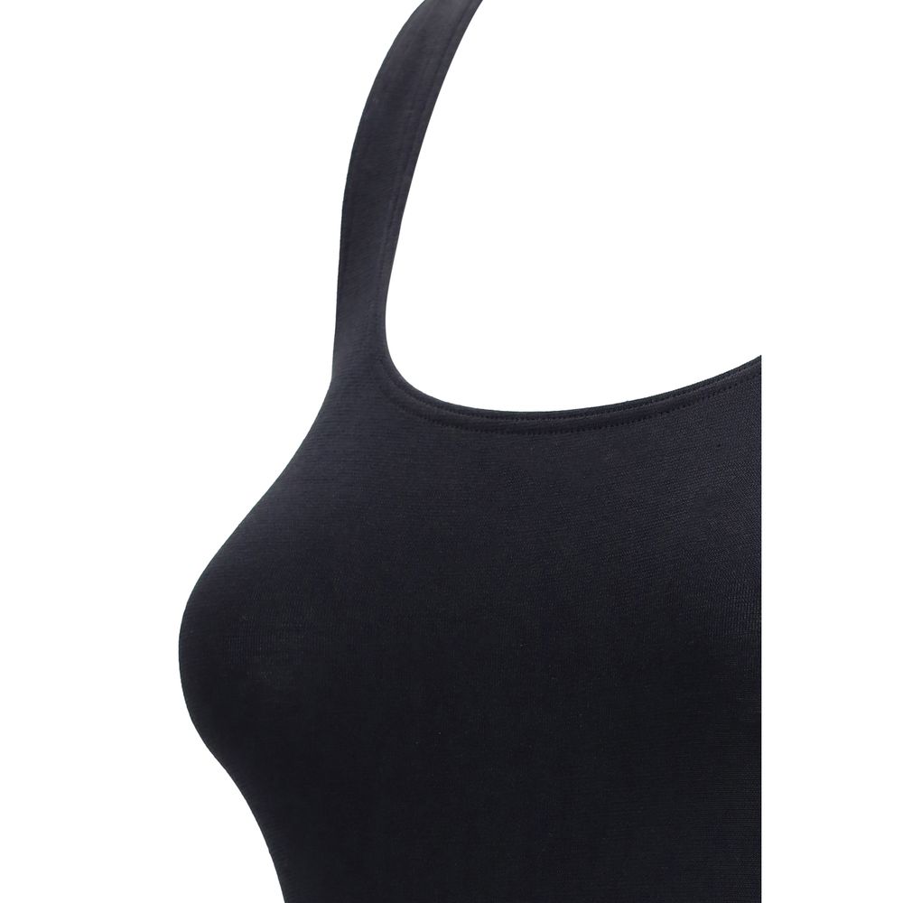 Wolford Black Cotton Bodysuit Wolford