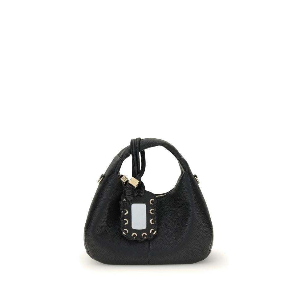 Ganni Black Recycled Polyester Handbag Ganni