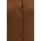 Prada Brown Wool Cardigan