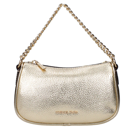 Michael Kors Gold Leather Handbag Michael Kors