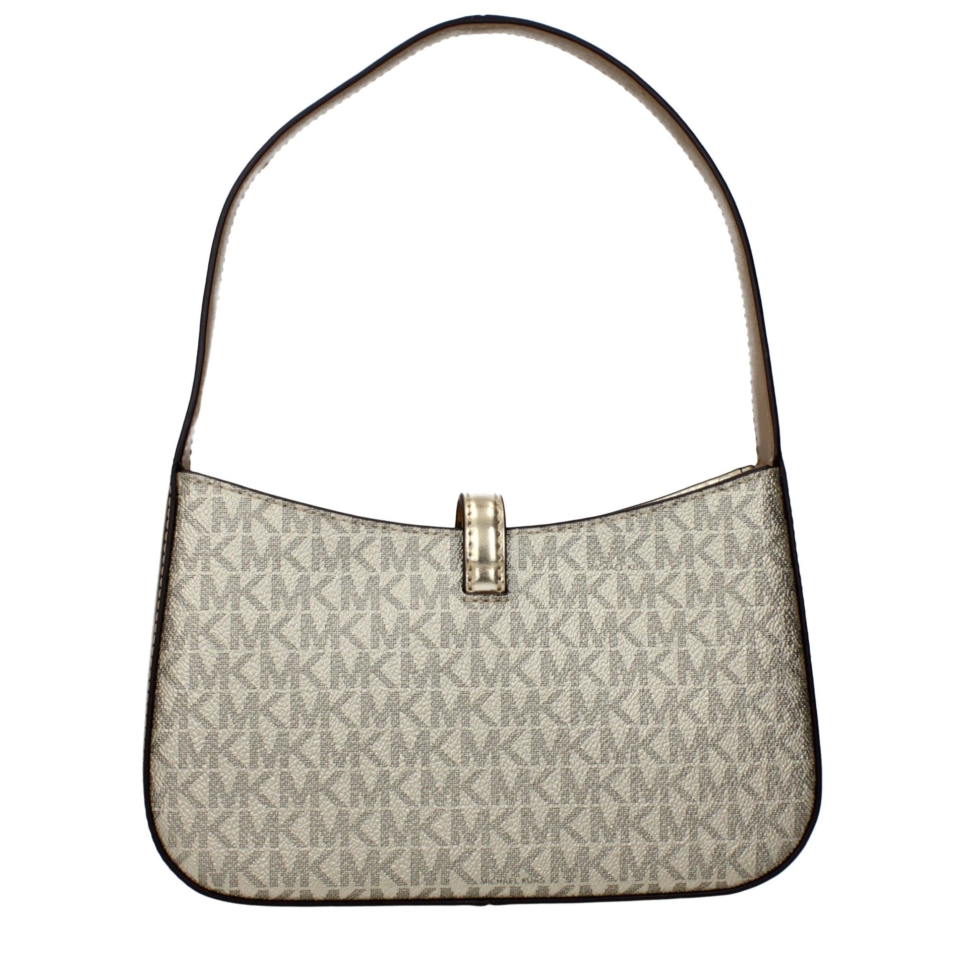 Michael Kors Gold Fabric Handbag Michael Kors
