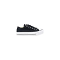 Converse Black Fabric Platform Sneakers Converse