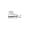 Converse White Polyester Platform Sneakers Converse