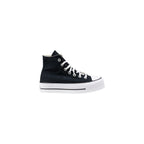Converse Black Polyester High Top Sneakers - Eljoys Fashion 