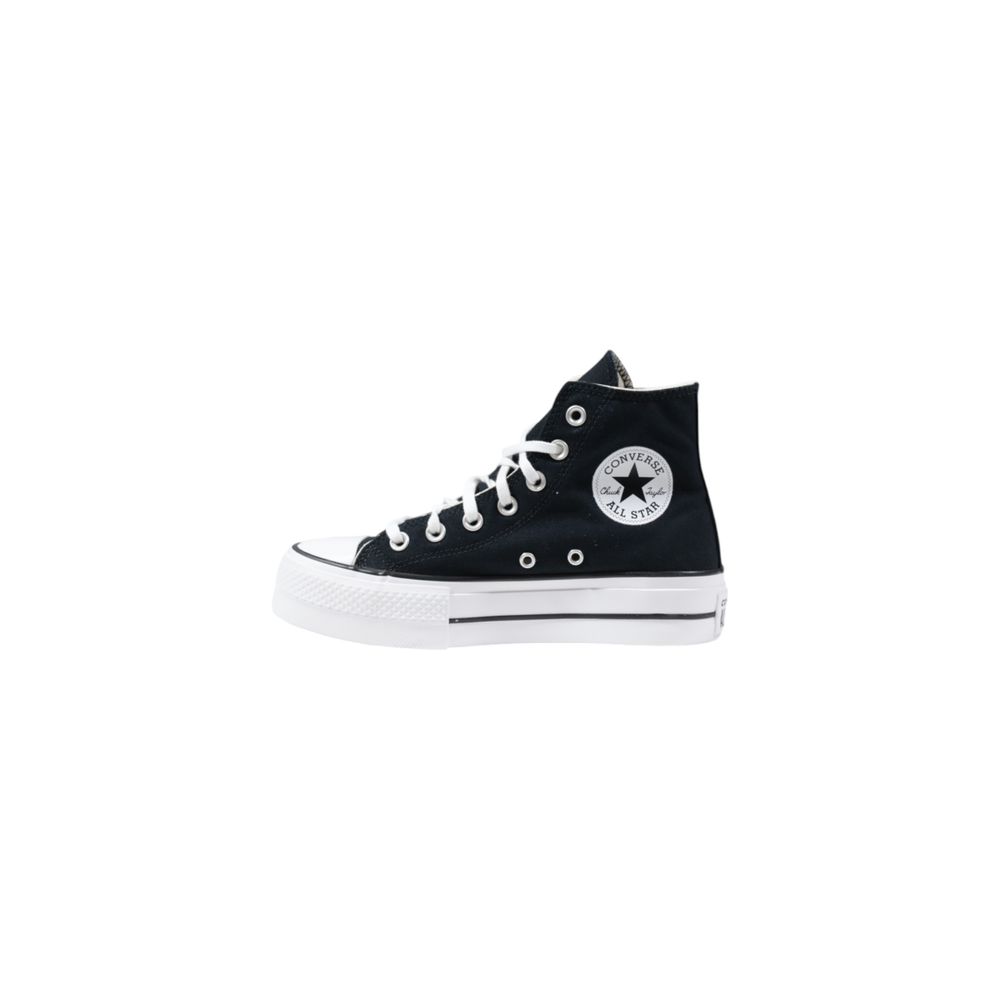 Converse Black Polyester High Top Sneakers Converse
