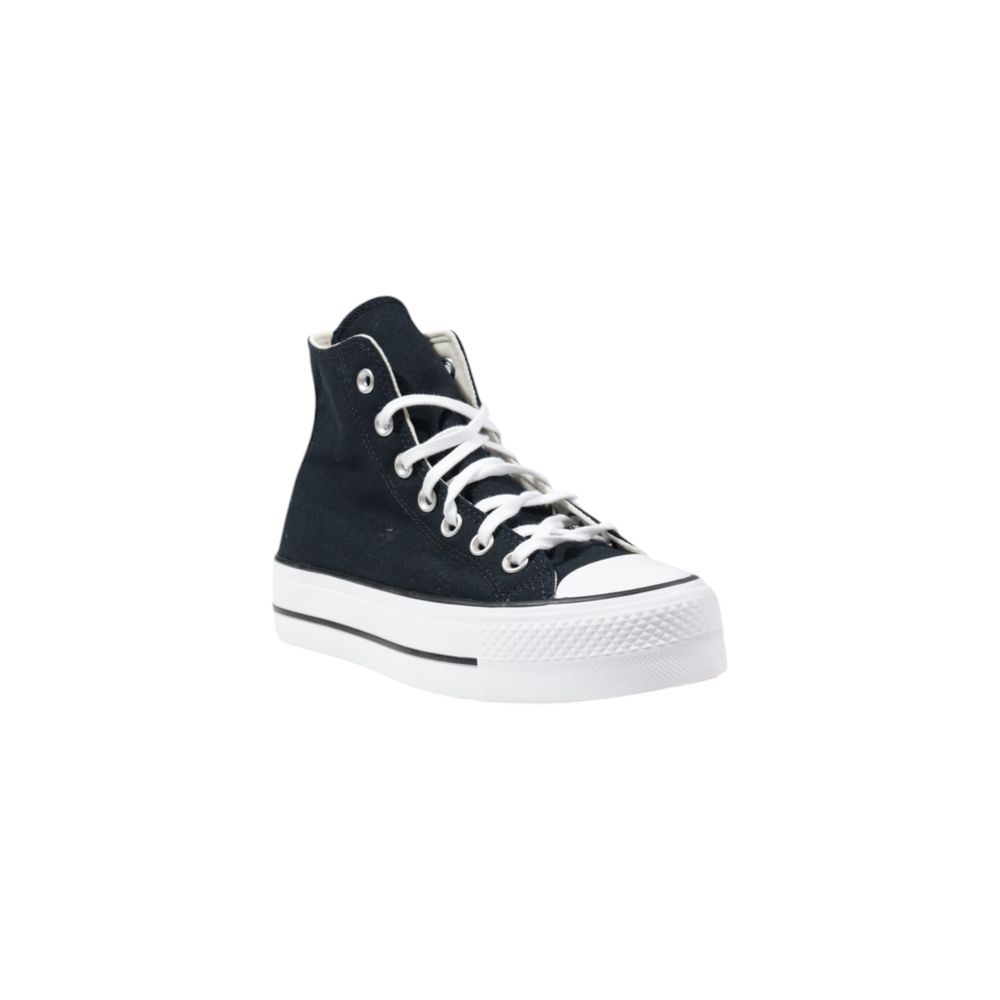 Converse Black Polyester High Top Sneakers Converse