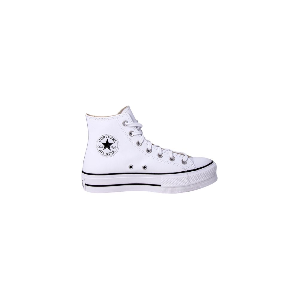 Converse White Polyethylene Platform Sneakers Converse