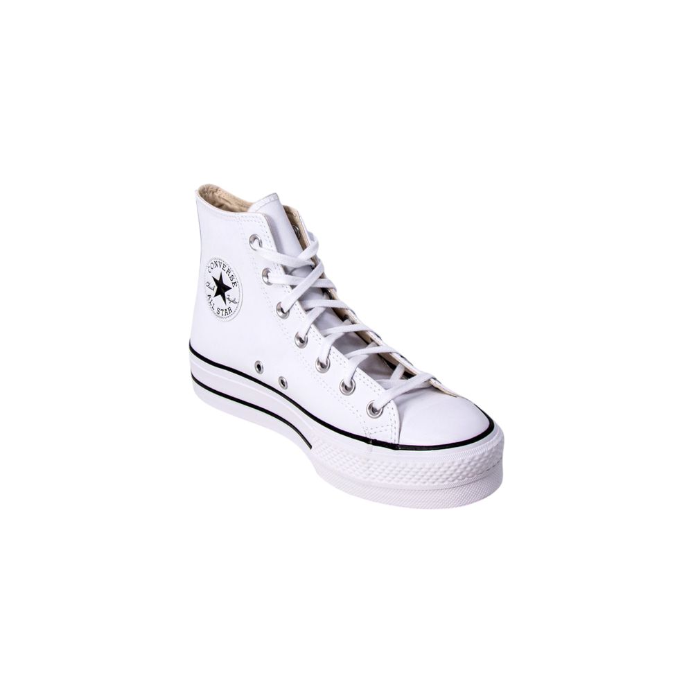 Converse White Polyethylene Platform Sneakers Converse