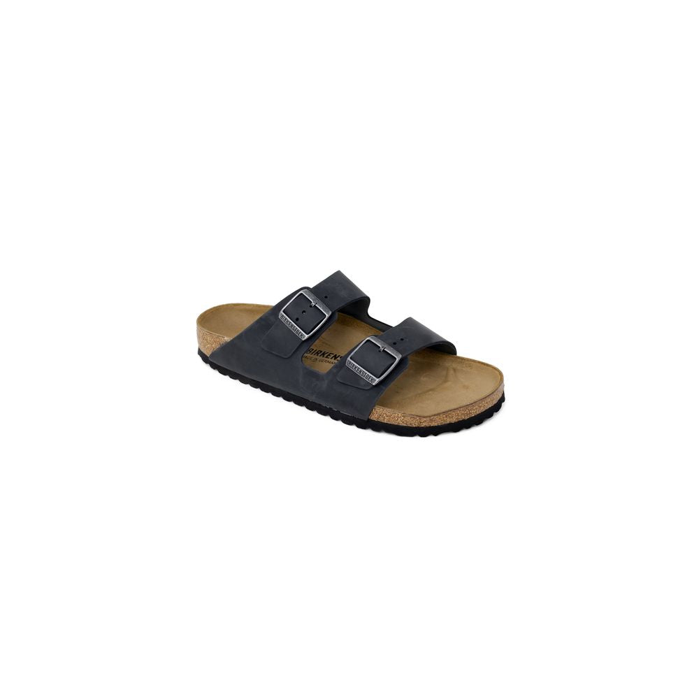 Birkenstock Black Synthetic Flat Sandals Birkenstock