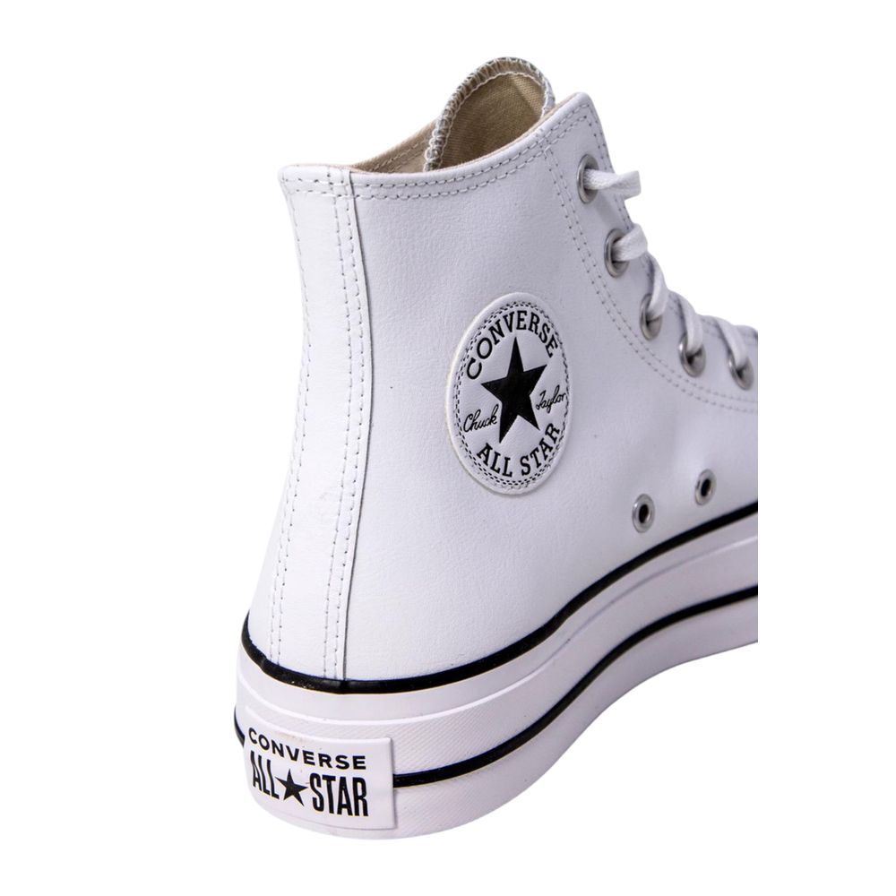 Converse White Polyethylene Platform Sneakers Converse