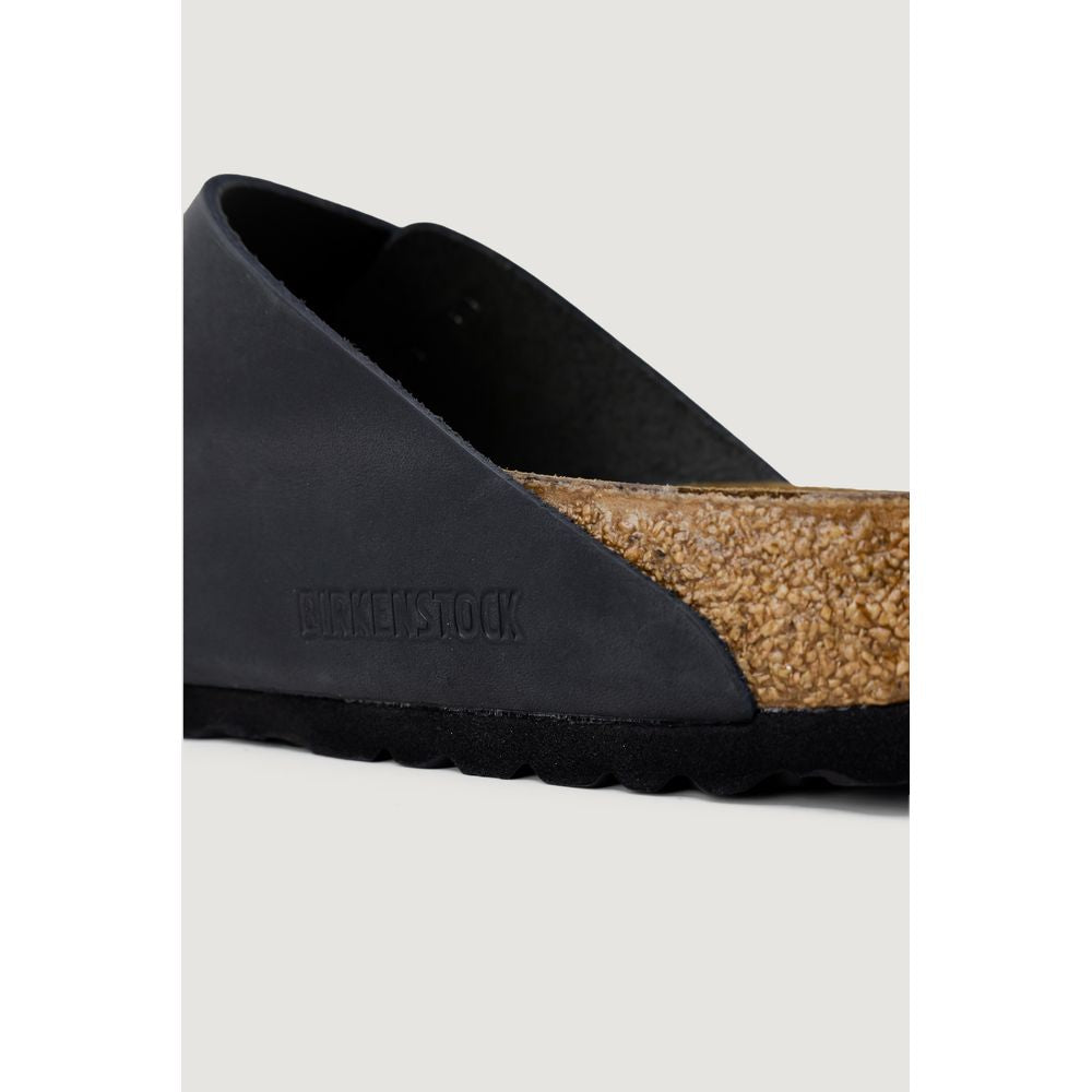 Birkenstock Black Synthetic Flat Sandals Birkenstock