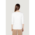 Street One Cream Cotton Long Sleeve T-Shirt