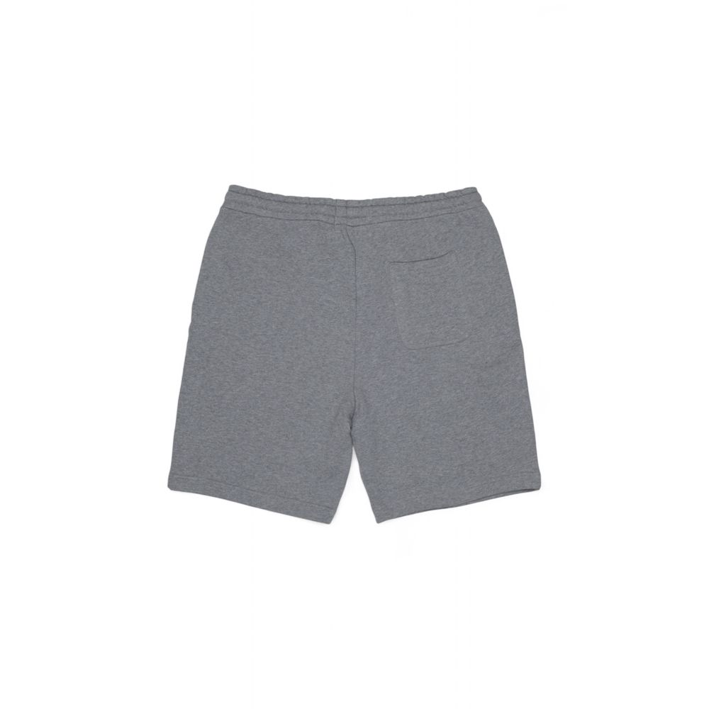 Gray cotton Bermuda shorts by Lyle & Scott with a relaxed fit and classic design, displayed on a neutral background.