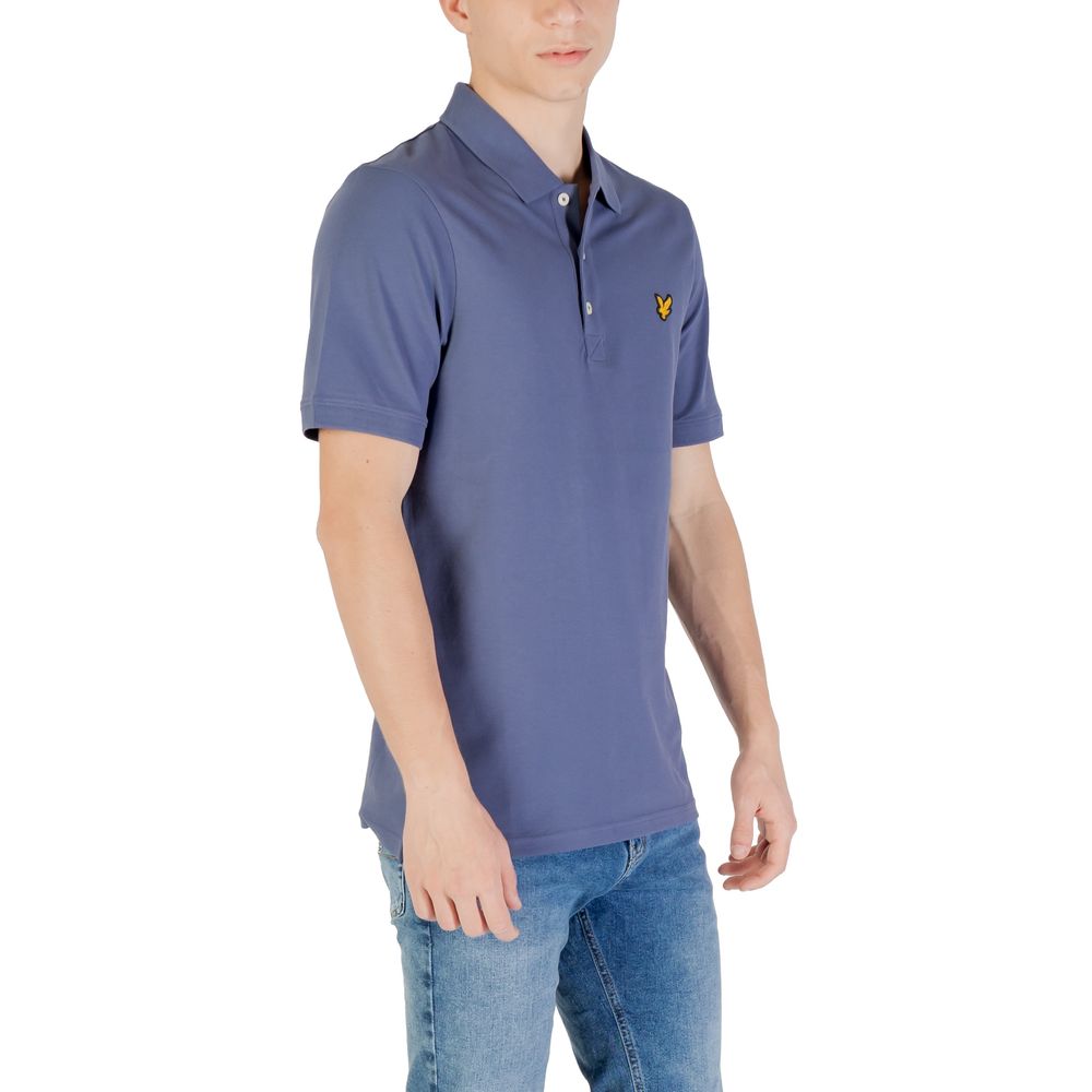 Lyle & Scott Blue Cotton Polo Shirt Lyle & Scott
