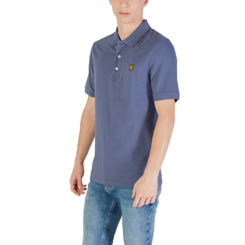 Lyle & Scott Blue Cotton Polo Shirt Lyle & Scott