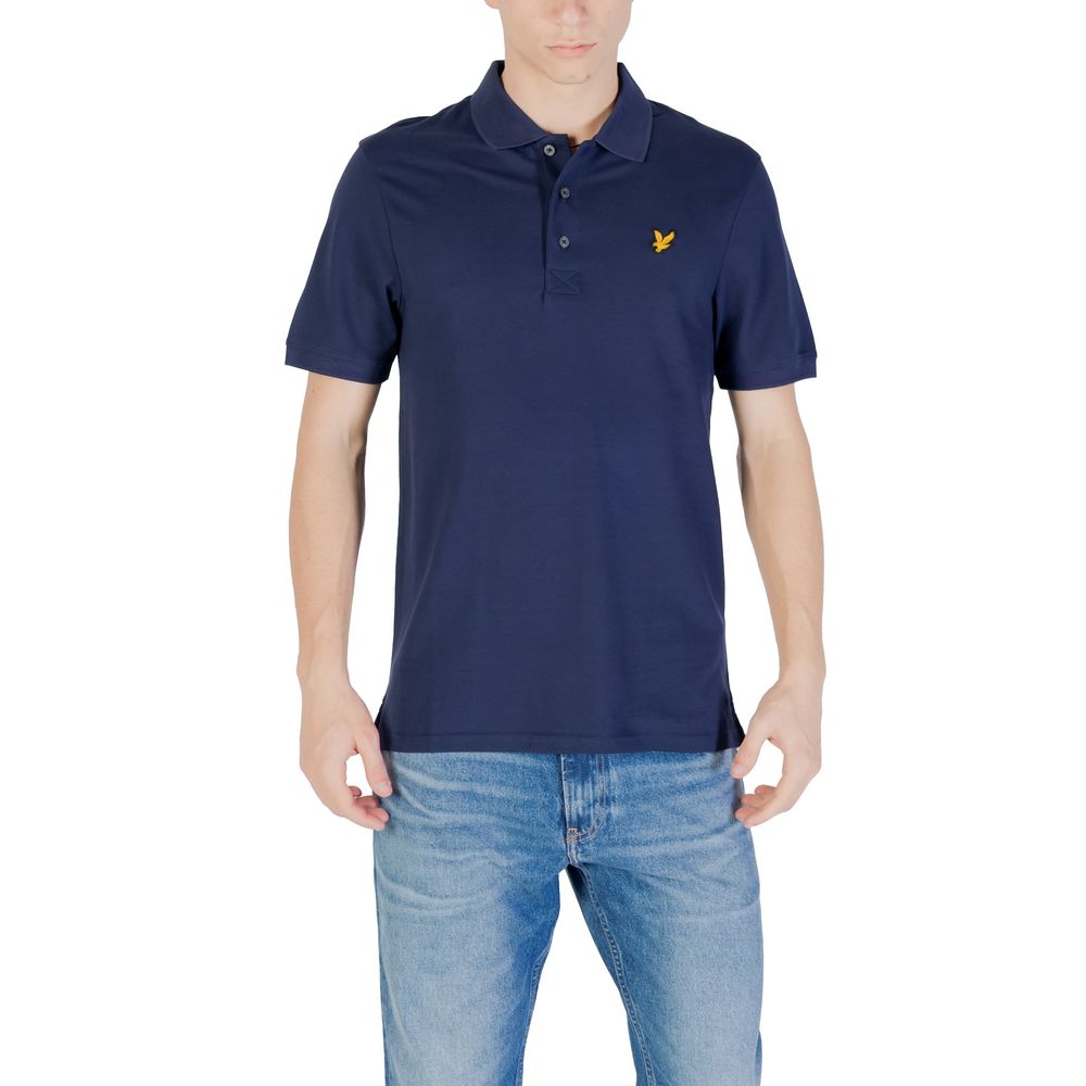 Lyle & Scott Blue Cotton Polo Shirt Lyle & Scott