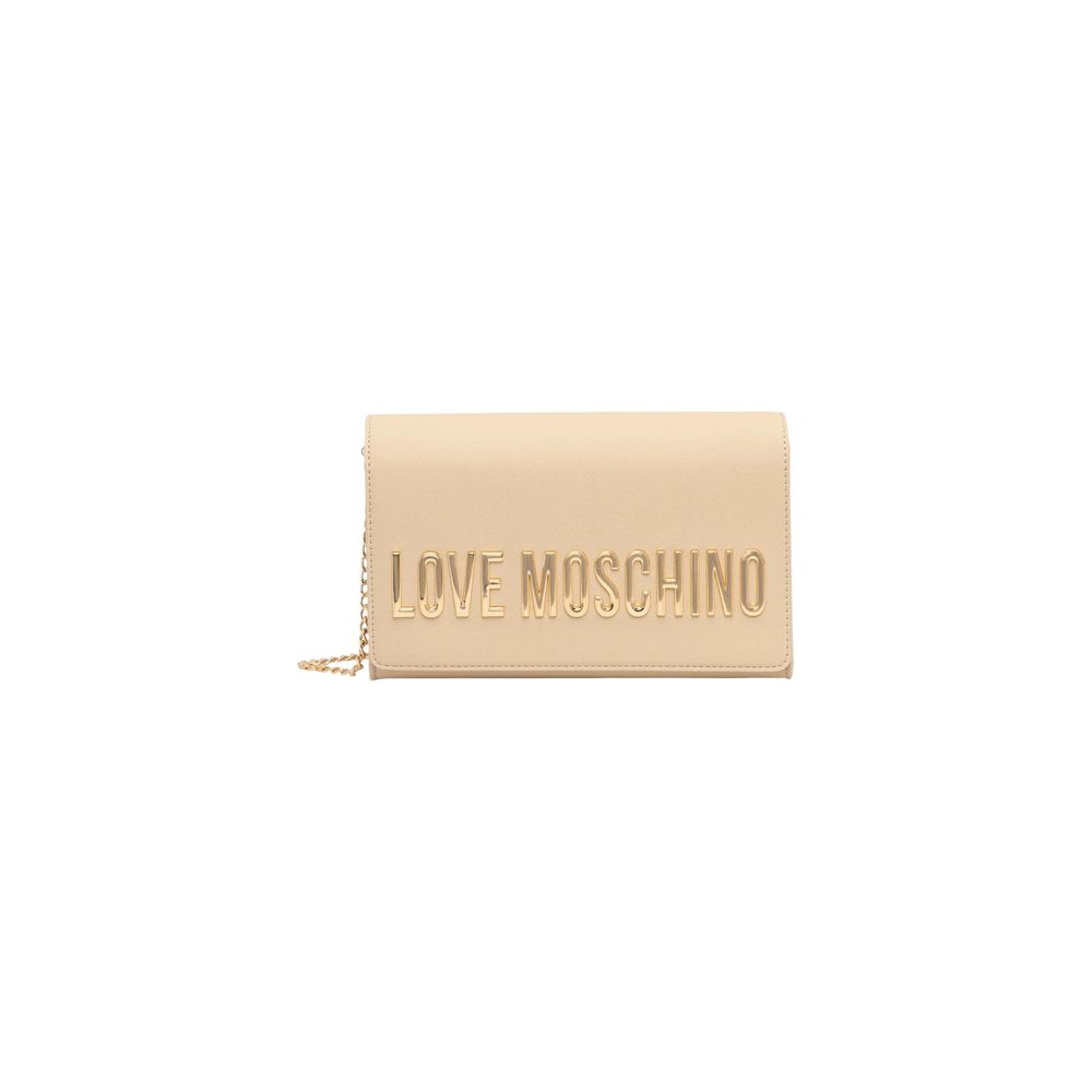 Love Moschino Beige Polyethylene Handbag Love Moschino