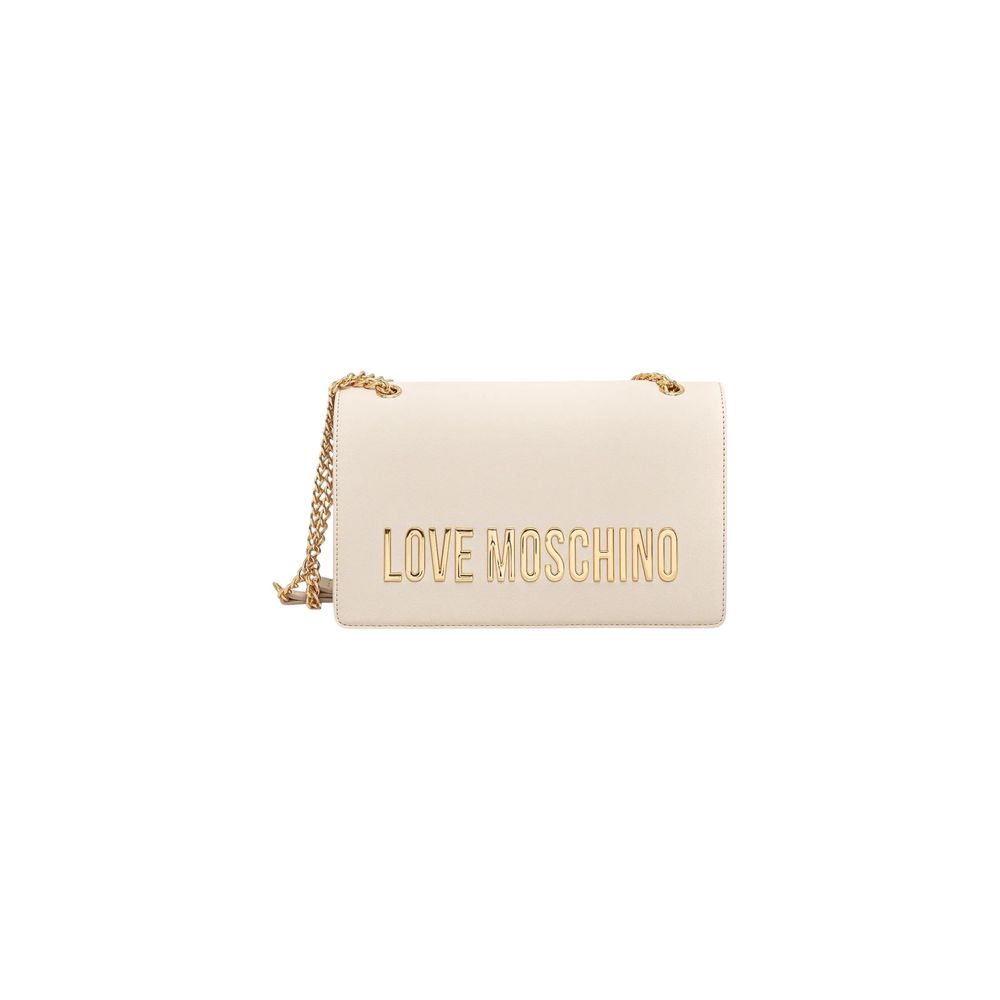 Love Moschino Beige Polyethylene Handbag Love Moschino