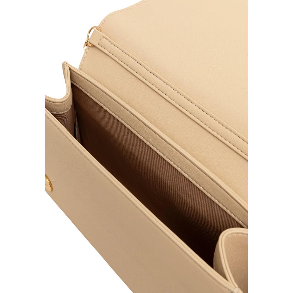 Love Moschino Beige Polyethylene Handbag Love Moschino