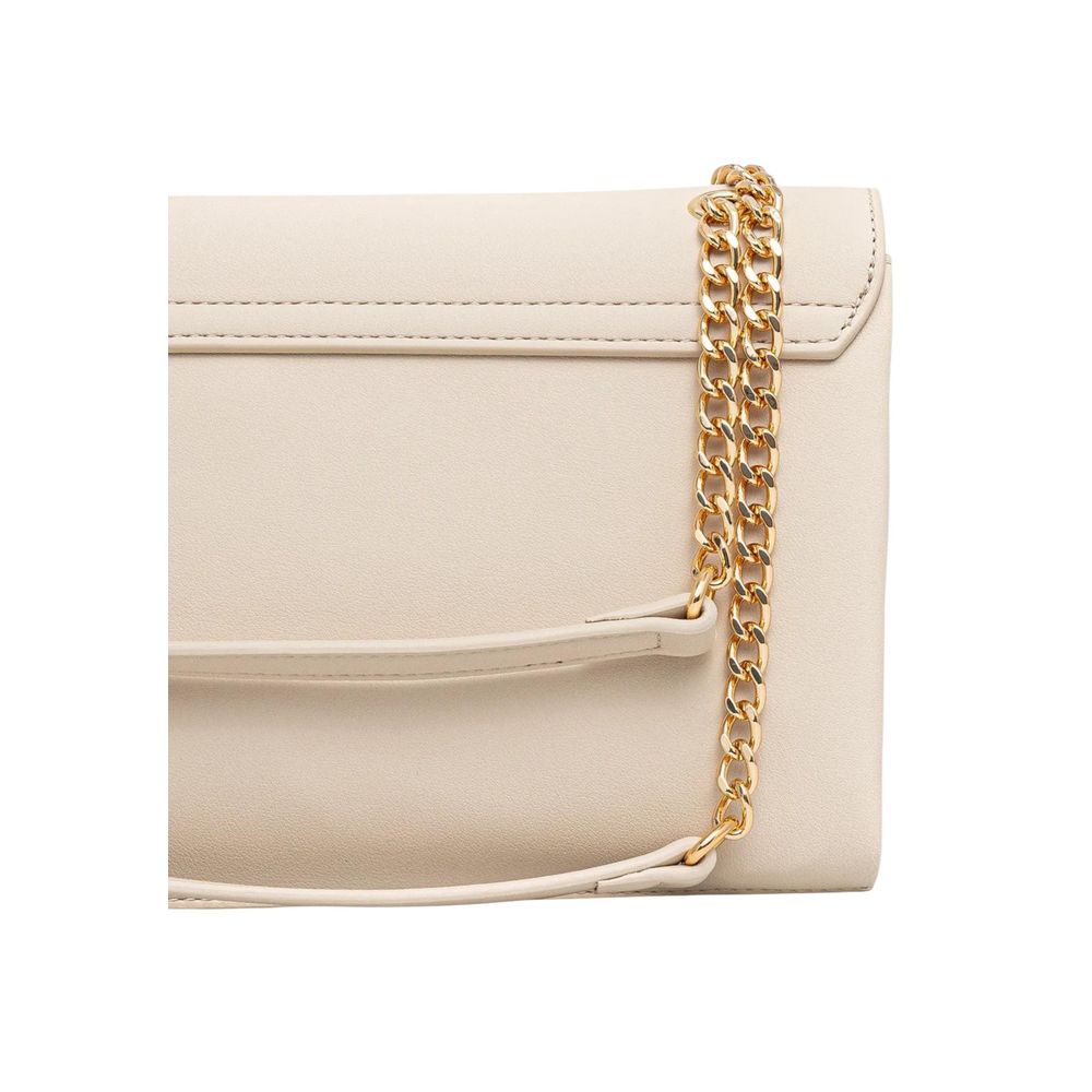 Love Moschino Beige Polyethylene Handbag Love Moschino