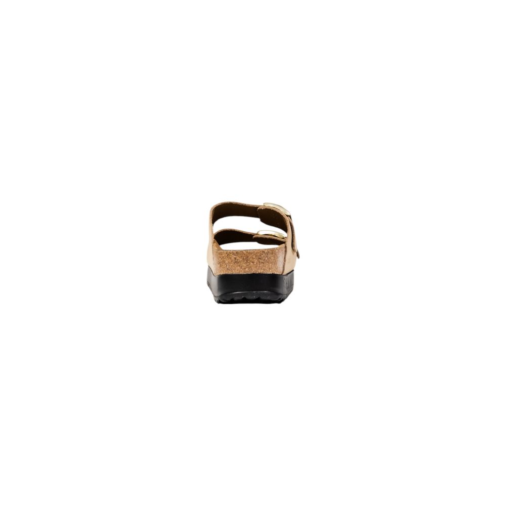 Birkenstock Beige Synthetic Platform Sandals Birkenstock