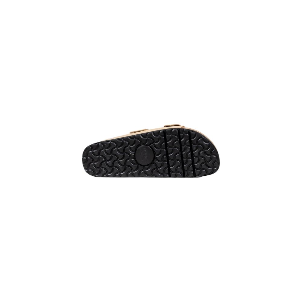 Birkenstock Beige Synthetic Platform Sandals Birkenstock