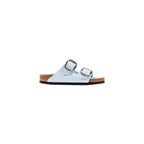 Birkenstock Blue Artificial Leather Slippers - Eljoys Fashion 