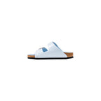 Birkenstock Blue Artificial Leather Slippers - Eljoys Fashion 