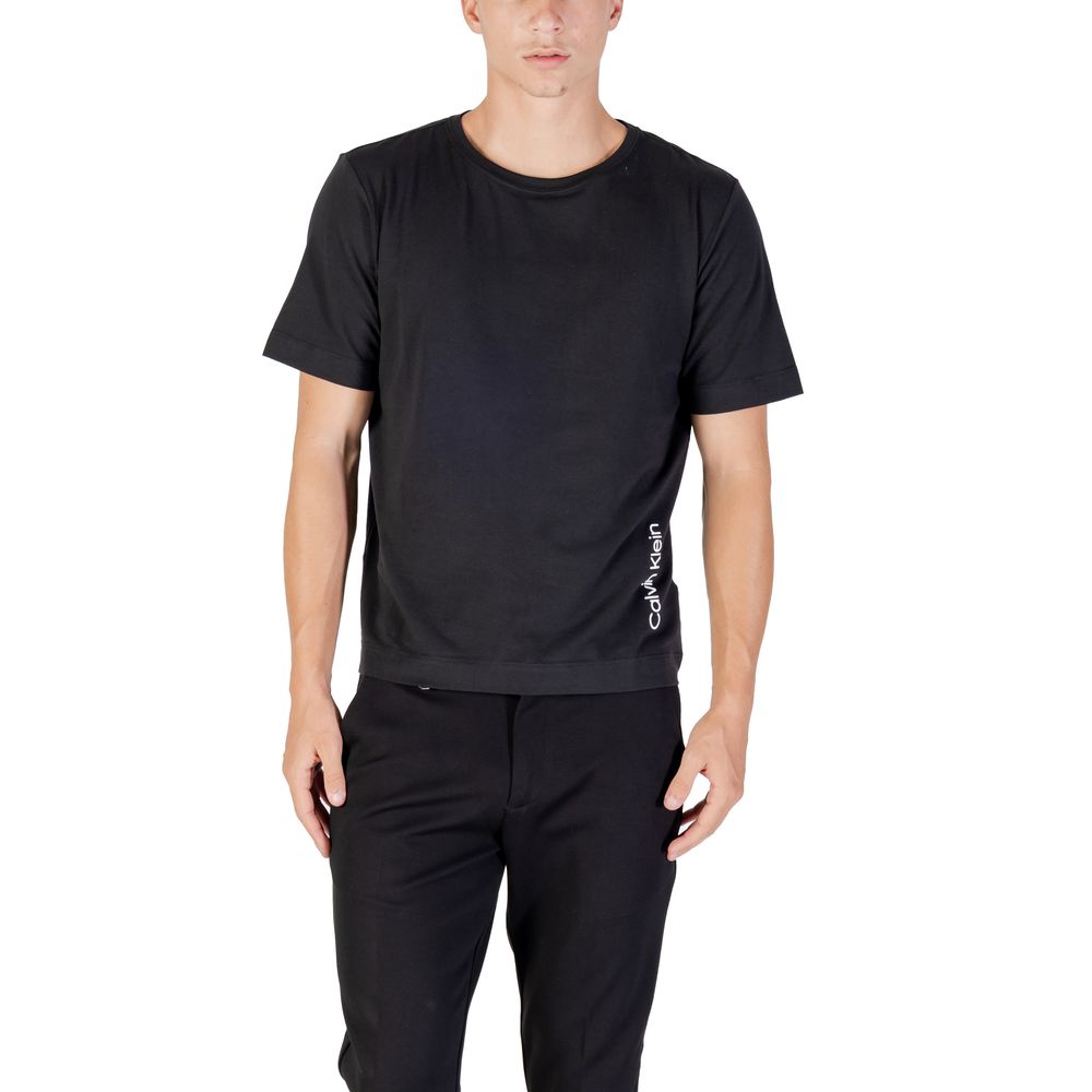 Calvin Klein Sport Black Cotton T-Shirt Calvin Klein Sport